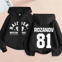 Heated Rivalry LIya Rozanov 81 Boston Raiders Zipper Hoodie Men Women Casual Oversized Jacket Male Sweatshirt S