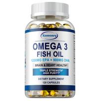 XEMENRY Omega-3 Fish Oil for Brain and Heart Health, 120 Capsules - Good for Your Health. 120