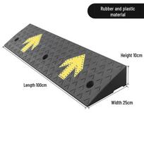 Rubber Ramp Mat for Steps and Curbs