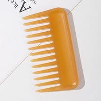 Big Teeth Heat-resistant Large Wide Tooth Comb Detangling Hairdressing Comb Multicolor Flat Comb Hair Salon Styling Tool