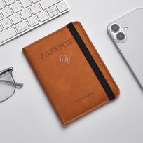 Multi-Functional Travel Wallet: Passport, Ticket, and Document Holder with Anti-Skimming Protection blue