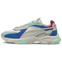 PUMA Rs-Connect Buck Unisex Low Top Casual Shoes Grey Blue Red 382710-02 36