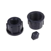 10 vnt. Žemės ūkio purkštuvo žarnos jungties veržlė, vamzdžio kamštis, vandens vamzdžio vidinis 18 mm one size