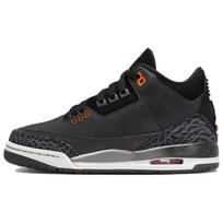 Air Jordan 3 Retro GS Fear 2023 Vaikiški sportbačiai Pilki Naktinis-Stadionas Totaliai-Oranžiniai DM0967-080 36.5