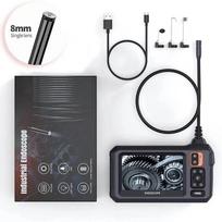 Pramoninė endoskopinė kamera 8 mm HD1080P 4,3 colio IPS didelio ekrano 1080P HD kamera, skirta automobilių remontui IP67 vandeniui atspari juostelė 8 LED lemputės 1M 8MM Single Lens