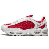 Nike Air Max Tailwind 4 Supreme White Sneakers Casual Shoes AT3854-100 36 red