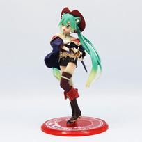 Hatsune Miku Darbalaukio figūrėlė Pasakų stebuklų šalis Miku Katė su batais Anime figūrėlė Mergaitės modelis Žaislas Dekoracija Pliušinis Mielas lėlės Dovana
