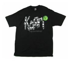 Korn Glow In The Dark Skulls Logo Black T Shirt New Giant Nos 2001 S