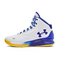 Under Armour Curry 1 Retro Dub Nation 2023 Unisex Sportbačiai Balti Karališki 3024397-101 44.5