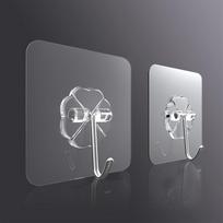 20 Pcs Strong Home Kitchen Hooks Transparent Suction Cup Sucker Wall Hooks Hanger For Kitchen Bathroom