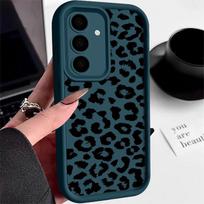 Leopard Print Case For Samsung Galaxy A56 5G A55 A54 A36 A35 A34 A26 A57 A16 A15 S26 S20 FE S21 S22 S23 S24 S25 Ultra Capa Funda For Samsung S25