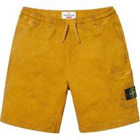 Supreme SS19 x Stone Island Sweatshort Crossover Cargo Shorts Unisex Yellow Men's SUP-SS19-400 S