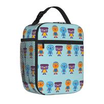 Noodle & Pals Micro Super Simple Insulated Lunch Bag Nursery Rhymes Songs Storage Food Box Leakproof Thermal Cooler Lunch Box One Size