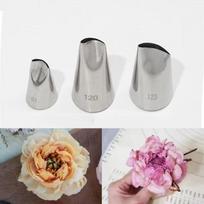 10-Piece Rose Piping Tips Set, 304 Food Grade Stainless Steel, Same-Day Shipping