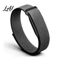 Replacement Nylon Watch Bands Band for Fitbit Air Breathable Band Adjustable Comfortable Daily Use Straps Sport Wristband Anti-Sweat Bracelet A