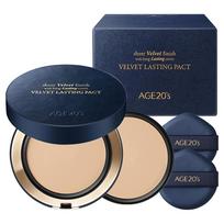 AGE 20's Velvet Lasting Pact 14g+Refill 14g SPF50/PA++++ #21 Light Beige beige