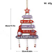 Kalėdinis pakabinamas pakabukas Mediniai rankdarbiai Kalėdų eglutės sienos ornamentas Natal Navidad Linksmų Kalėdų dekoras 2025 Laimingų Naujųjų Metų 2026 gray