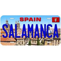 Vintage License Plates Poster Dubai Munich Madrid London City Scenery Art Picture Shabby Decor Wall Plaque Tin Sign Garage De 20x30cm（7.8x11.8inch）
