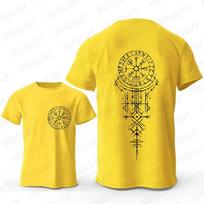 Viking Runic Compass Graphic T Shirts Funny Trip Tshirts Short Sleeve Tops Fashion Casual Harajuku T-shirts Men Brand T-shirts XXXXXL
