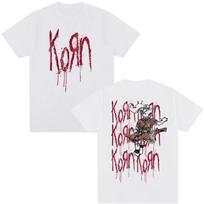 Korn Follow The Leader T Shirt Metal Gothic Rock Band T Shirts Men Women Cotton Casual Oversized Short Sleeve T-shirt Streetwear S