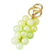Keychain Pendant Transparent Grape Shape with with Lobster Acrylic Key Chain Clasp Easy to Hang Key žalia