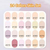 Artist Marker Pens Dual Tip 24 Colors Markers Skin Tone for Portrait Drawing Sketching Based Graffiti Manga School Supplies