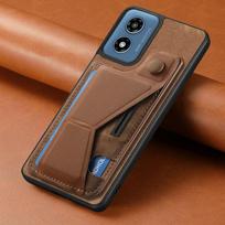 Leather Card Holder Capa for Motorola Moto G56 G85 G55 G45 G05 E15 S50 Edge 60 Fusion Edge50 Pro 50 Neo 5G Bumper Back Case Motorola Edge 50 ruda