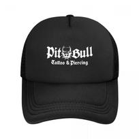 PITBULL Amerikos Pit Bull Dog 4 tinklelio beisbolo kepurė Sportinės treniruotės Teniso kepurės, skirtos unisex moterims, suaugusiems, lauko sporto kepurės Adjustable