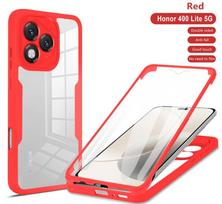 For Honor 400 Lite 5G 360 Full Body Screen Protector Transparent Case For Honor 400 Pro 5G 400 Shockproof Phone Cover Honor 400 (Global) raudona