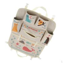 Back Pockets Oxford Cloth Car Storage Bag ABC Animals