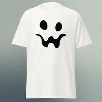 Ghost Face Halloween T-shirt – White Unisex Adult Spooky Tee #26 Unisex T-Shirt M