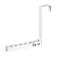 Foldable Door Mounted Hook with Invisible Screws for Hanging Coat and Bags Strong Load Capacity Metal Clothes Hanger