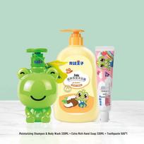 FROGPRINCE Baby Bath & Oral Care Gift Set