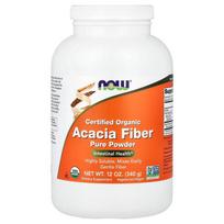 NOW Foods Certified Acacia Fiber Powder 12 oz (340 g) 340g - 1 ea