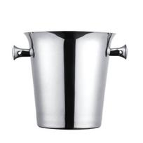 Stainless Steel Ice Bucket for Wine Champagne 2/5L Heavy-Duty Insulated Wine Cooler for Bars Hotels Parties Rust-Proof Thickened Barrel A