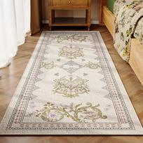 VIKAMA American Light Luxury Plush Long Strip Carpet Quiet Waterproof Kitchen Floor Mat Corridor Carpet Electric Home Decoration 40cm x 120cm