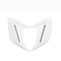 2Pcs 3D Car Side Vent Sticker Air Flow Fender Intake Sticker Shark Gills Side Vent Stickers Car Side Fender Vent Sticker Deco