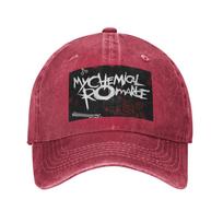 Mcr Band Punk Rock My Chemical RoUnisexce Denim Cap Casual Baseball Caps Adjustable Hat Summer Unisex Baseball Hats One Size