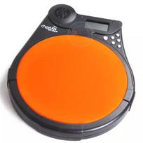 Cherub Little Angel DP950 Silent Drum Practice Pad with Metronome & Rhythm Coach gray