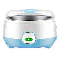 1L Electric Mini Yogurt Maker Multifunctional Natto Fermenting Machine Stainless Steel for Yogurt Greek Yogurt Cheese Natto mėlyna