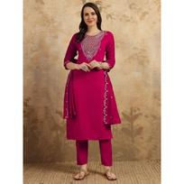 Indiškas Bollywood Kurti su kelnėmis ir Dupatta rinkinys moterims, dizainerio, vakarėliui, Salwar kostiumas M-38