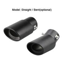 Exhaust Tips 1.5-2.1 Inch Inlet Car Auto Exhaust Tailpipe Stainless Steel Modification Accessories High-Temperature Resistant