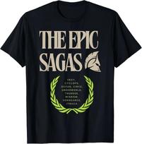 2026 The Epic Sagas Gift Odysseus Musical TShirt Design Unisex Streetwear Cotton Summer Unisexs Unisex Top Short Sleeve Clothing S