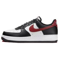 Nike Air Force 1 Low '07 Juodi Balti Tamsiai Raudoni Sportbačiai FZ4615-001 45