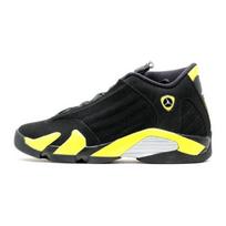 Air Jordan 14 Retro 'Thunder' Gs 487524-070 38.5 black