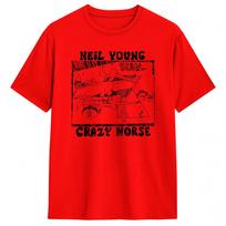 Neil Young Crazy Horse Zuma TShirt Summer  Cool TShirts Cotton Crewneck Oversized Clothing Short Sleeve Streetwear Tshirt S