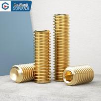 GUWANJI Copper Hex Socket Concave Point Set Screws M10x20