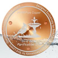 Copper Bird Bath Disc Natural Cleaning Garden Accessories Copper Plate For Bird Bath Bowls For Solar Heated Concrete Ceramic China Mainland