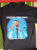 Tygers of Pan Tang - Crazy Nights Europe  Black  All Sizes Unisex T-Shirt L