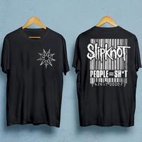 KARŠTAS NAUJAS Slipknot Žmonės juodas 2 pusių marškinėliai unisex Visų dydžių JJ4170 Unisex T-Shirt M